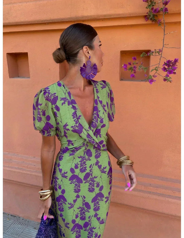 Cecelia | Elegant Flowing Midi Dress