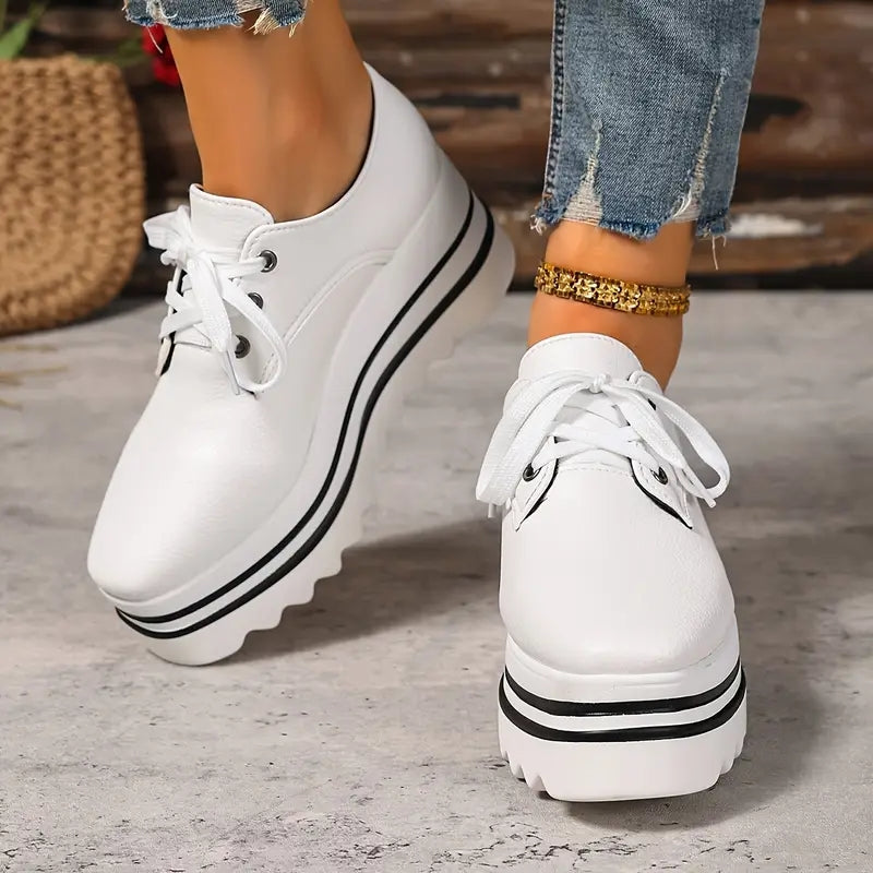Rosamund | Lace-Up Platform Sneakers view 7