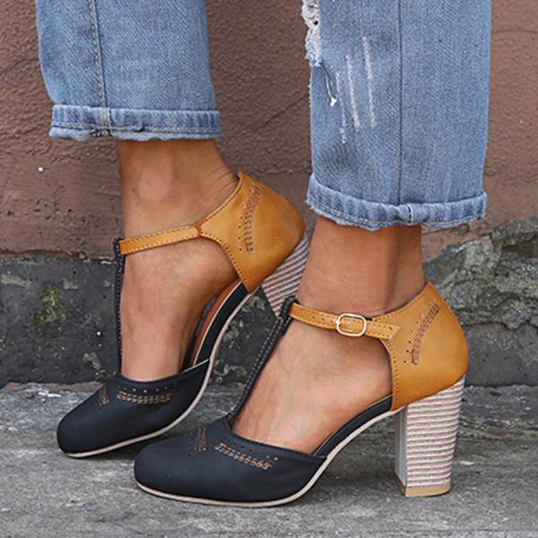 Women's Orthopedic Leather Heels | Elegant Comfortable Dress Shoes