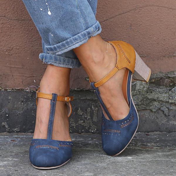 Women's Orthopedic Leather Heels | Elegant Comfortable Dress Shoes view 3