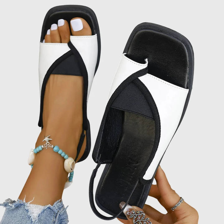 Women's Orthopedic Slip-On Sandals | Trendy Comfortable Beach Footwear 0