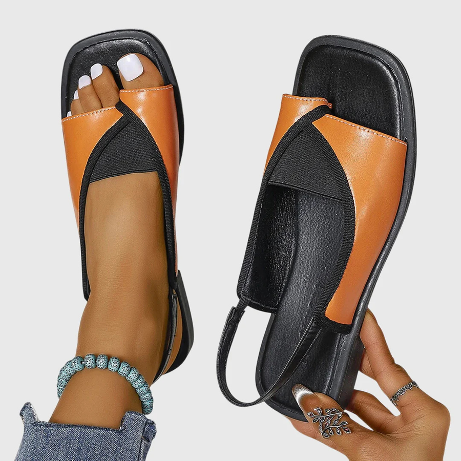 Aretha | Orthopedic Slip-On Sandals | Trendy Comfortable Beach Footwear view 2