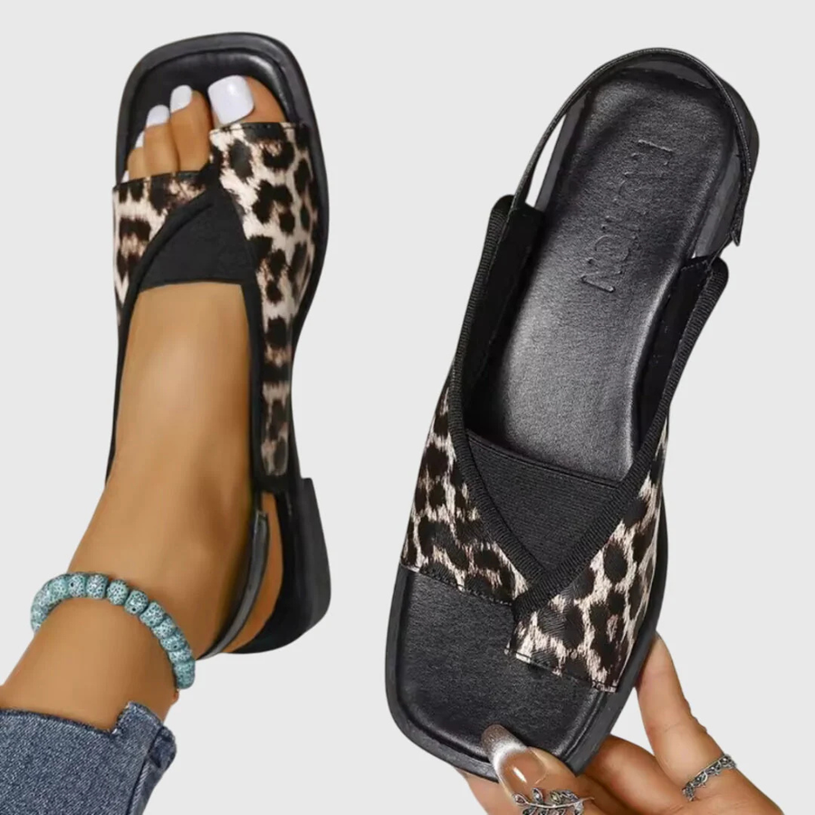 Aretha | Orthopedic Slip-On Sandals | Trendy Comfortable Beach Footwear view 4