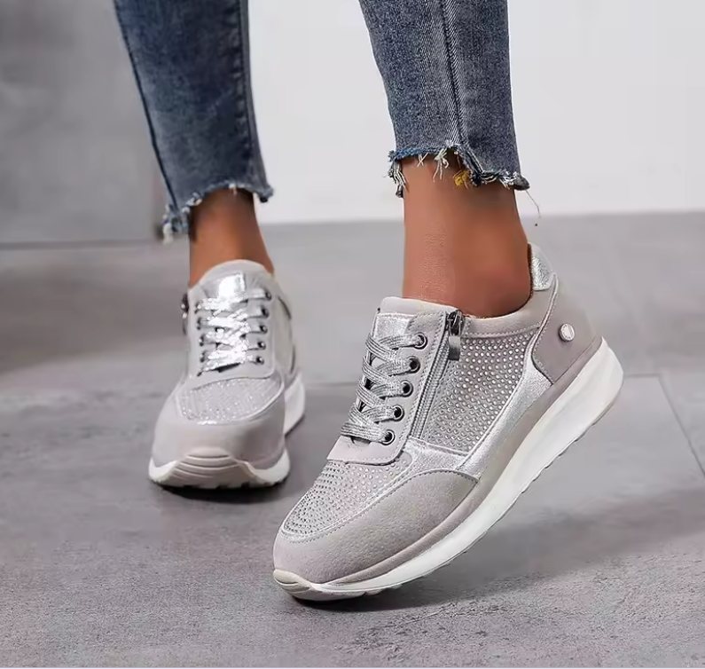 Oceanna | Casual PU Slip-On Sneakers view 5