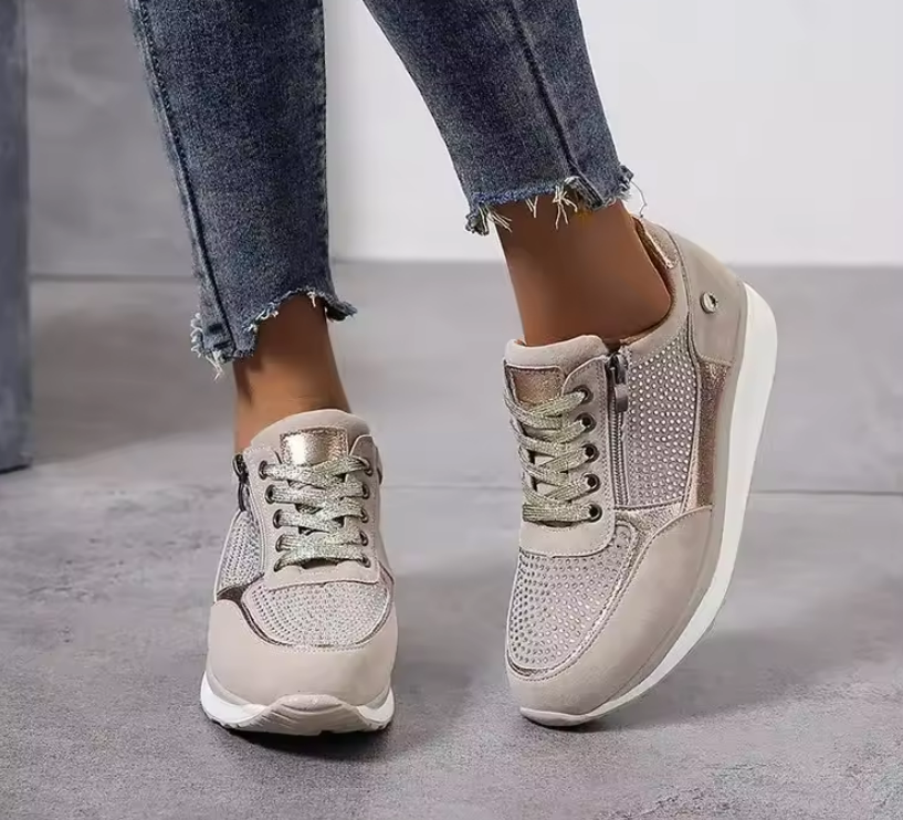 Oceanna | Casual PU Slip-On Sneakers view 6