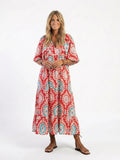 Briar | Paisley Print Midi Dress
