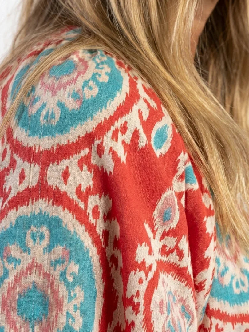Briar | Paisley Print Midi Dress view 3