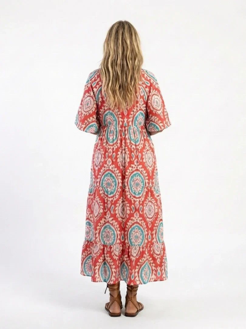 Briar | Paisley Print Midi Dress view 4