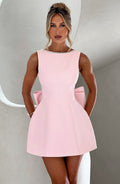 Winnifred | Pearl-Trimmed Mini Dress
