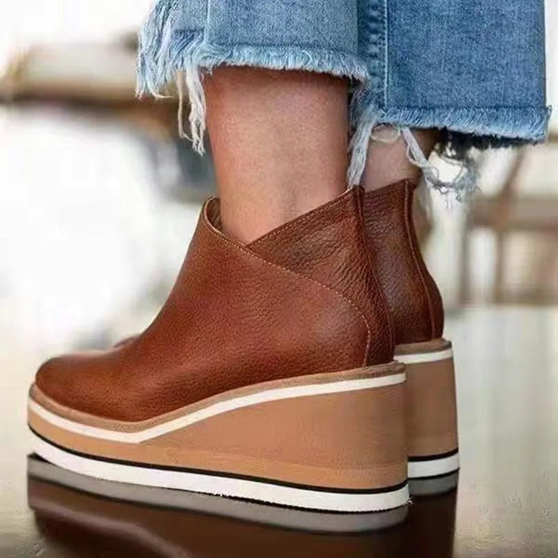 Marnie | Minimalist Leather Boots view 6