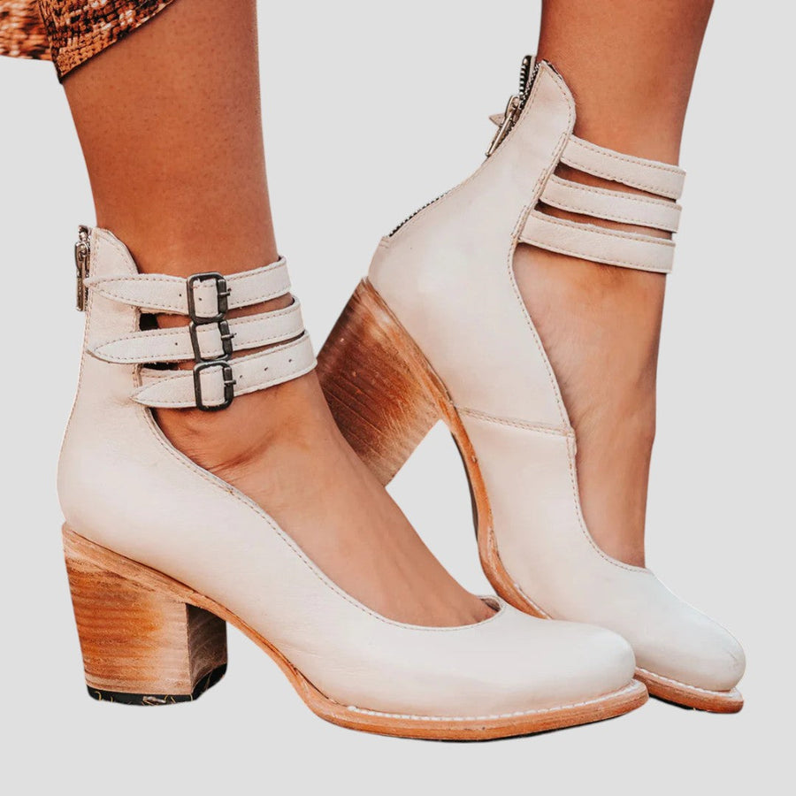 Xylia | Chic Leather Knee-High Boots view 4