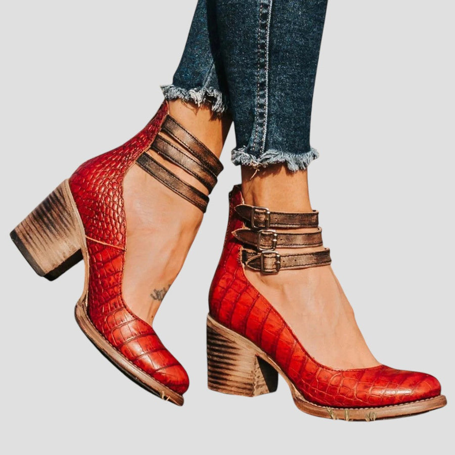 Xylia | Chic Leather Knee-High Boots view 6