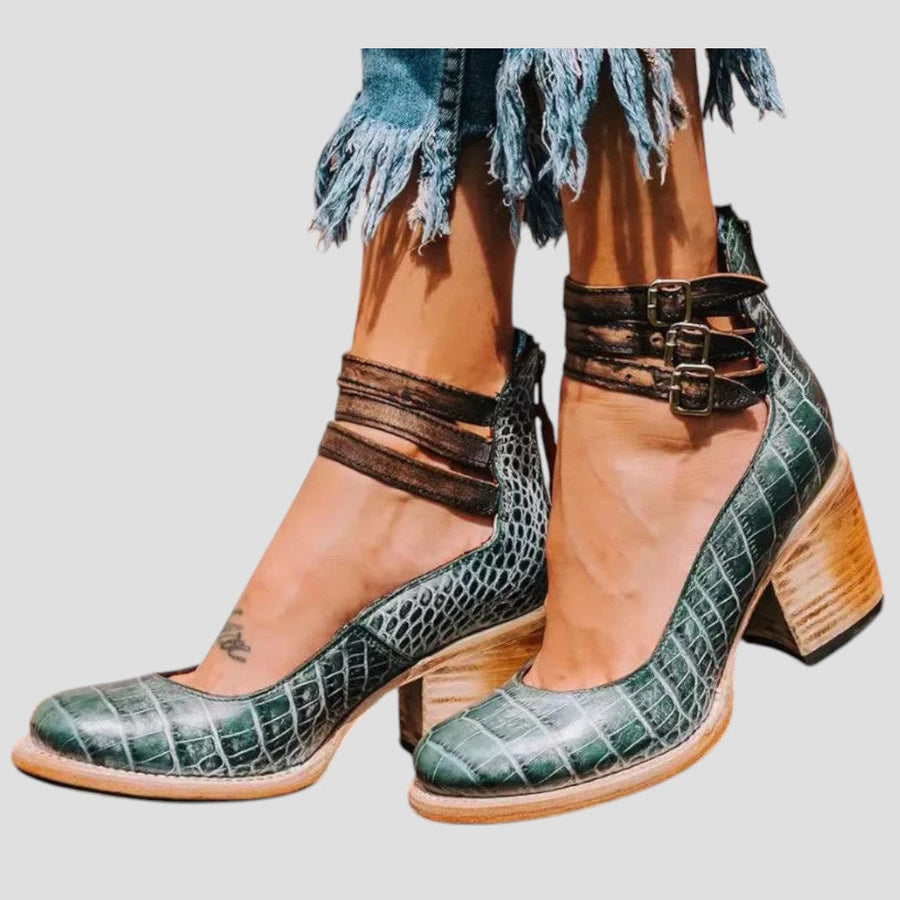 Xylia | Chic Leather Knee-High Boots view 7
