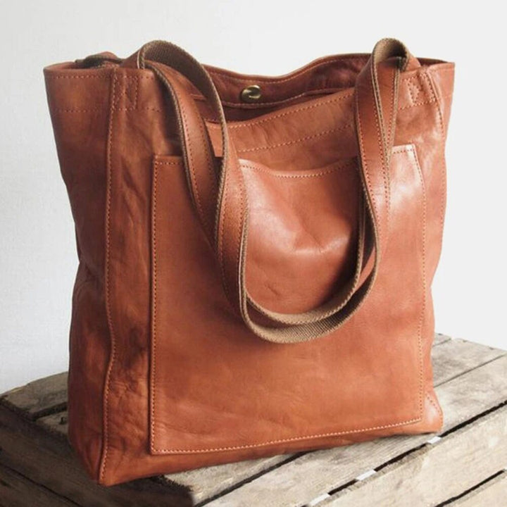 Women's Premium Leather Shoulder Bag | Elegant Structured Design 0