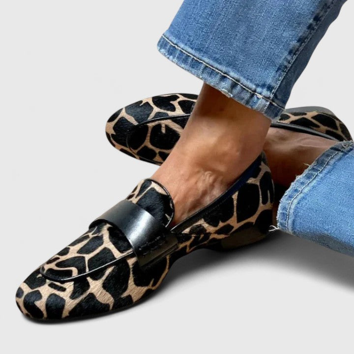 Women's Premium Orthopedic Loafers | Stylish Animal Print Comfortable Shoes 0