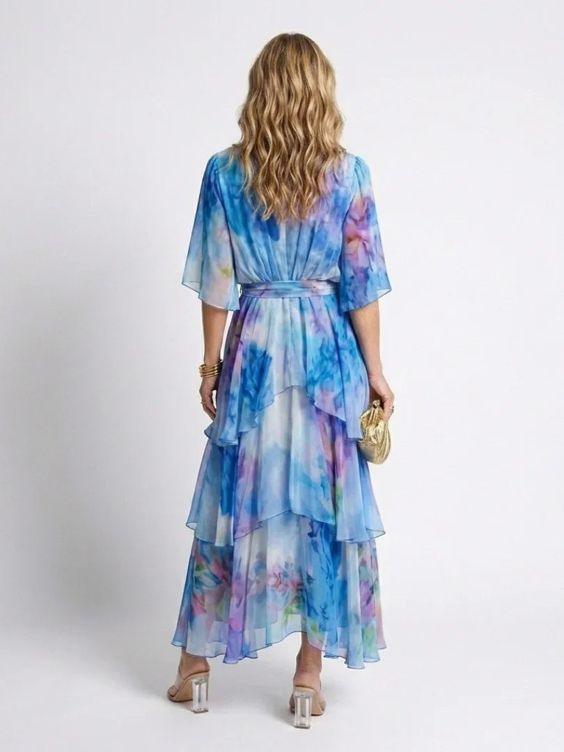 Guinevere | Sheer Layered Maxi Dress view 3