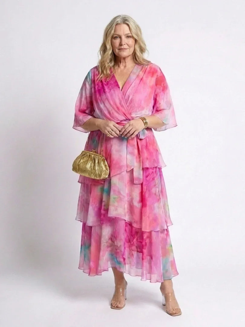 Guinevere | Sheer Layered Maxi Dress view 6