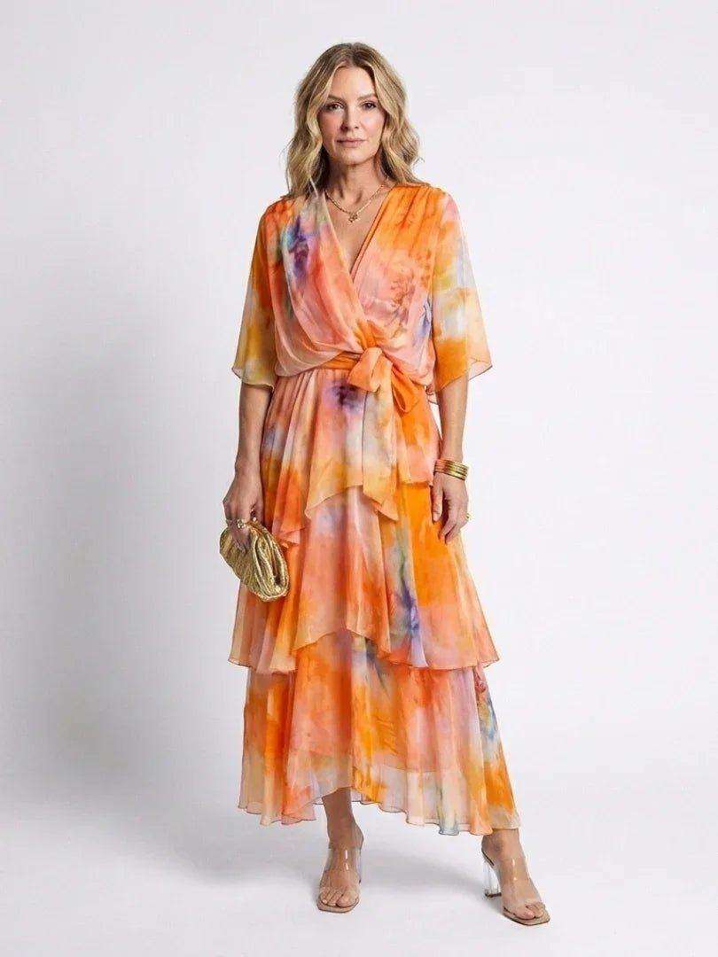 Guinevere | Sheer Layered Maxi Dress view 7
