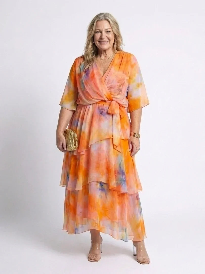 Guinevere | Sheer Layered Maxi Dress view 8