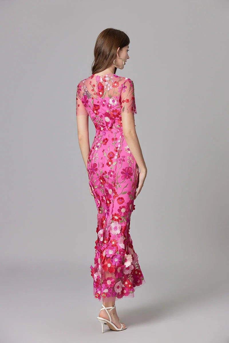 Taylor | Sheer Mesh Maxi Dress view 7