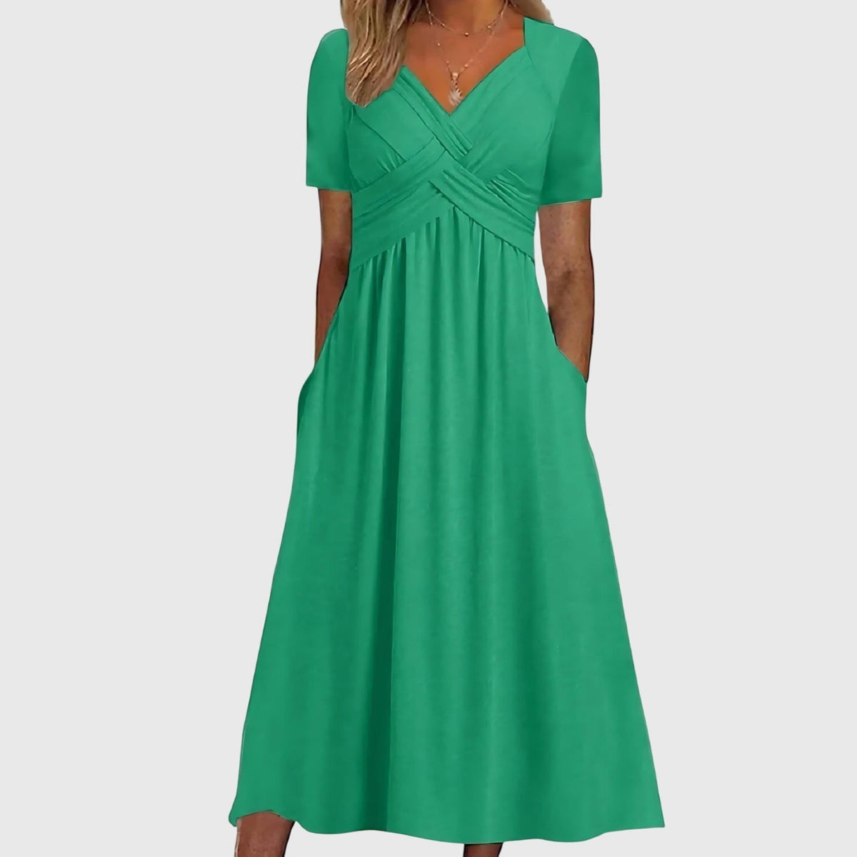 Quiterie | Tummy-Control A-Line Midi Dress