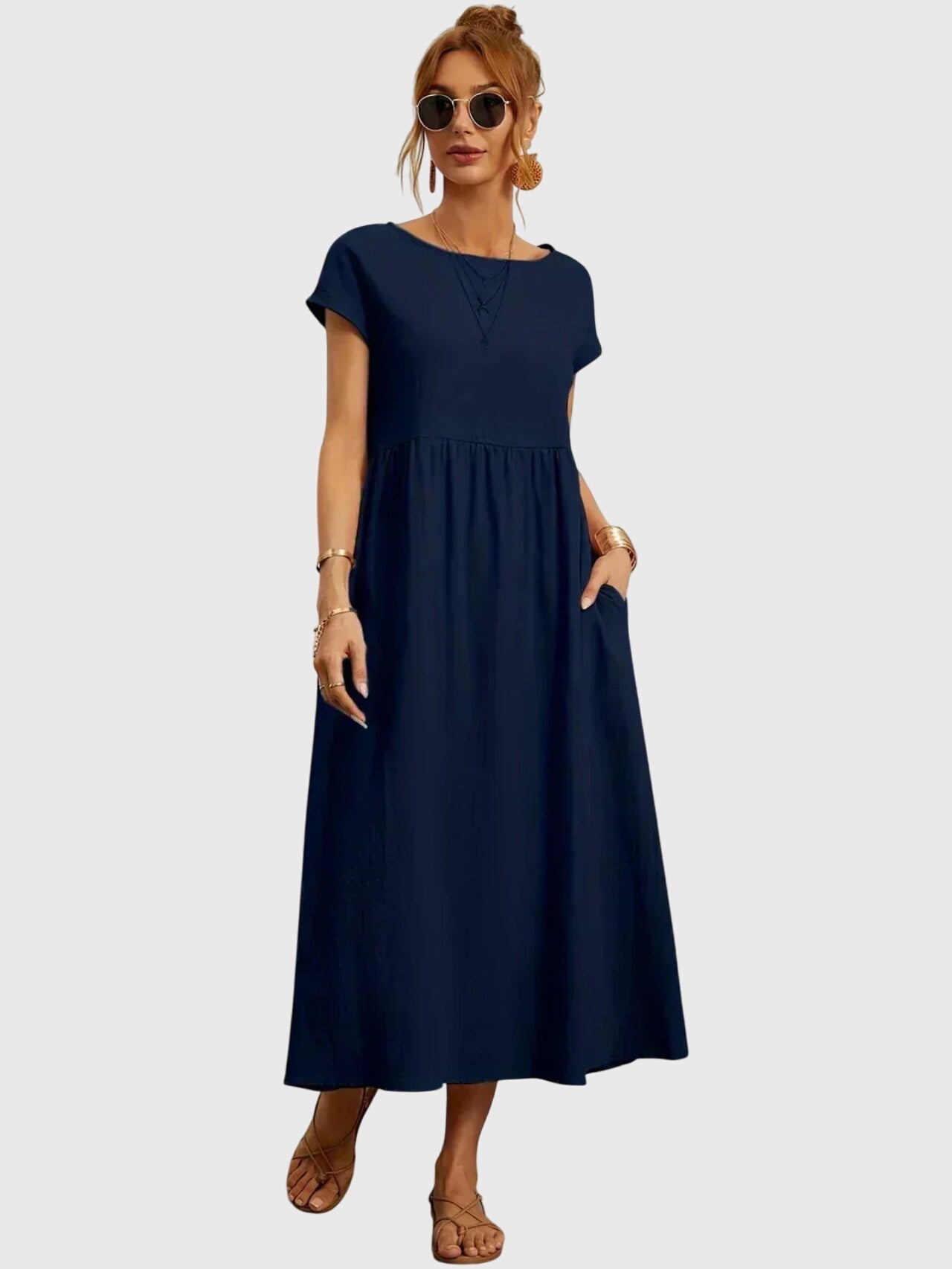 Isolde | Relaxed Fit Pocket Dress – Suteraa