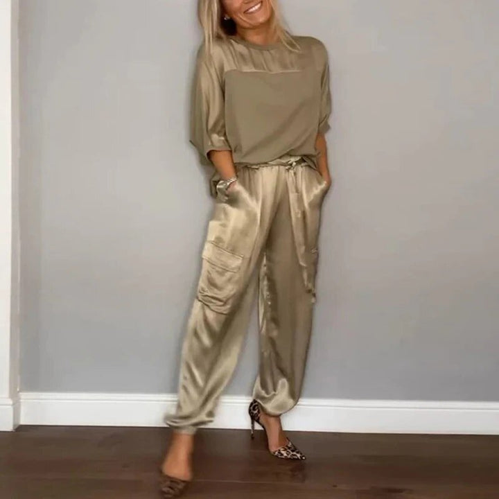 Women's Soft Fabric Relaxed Clothing Set | Casual Chic Everyday Wear 0