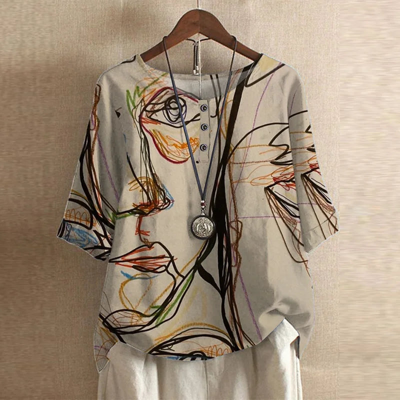 Brenna | Soft Floral Blouse view 11