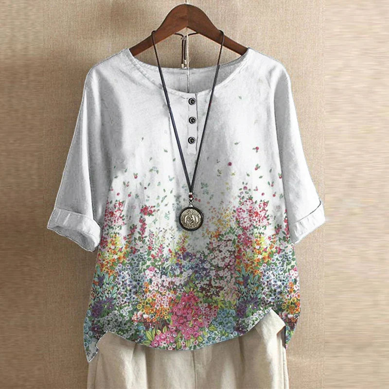 Brenna | Soft Floral Blouse view 7