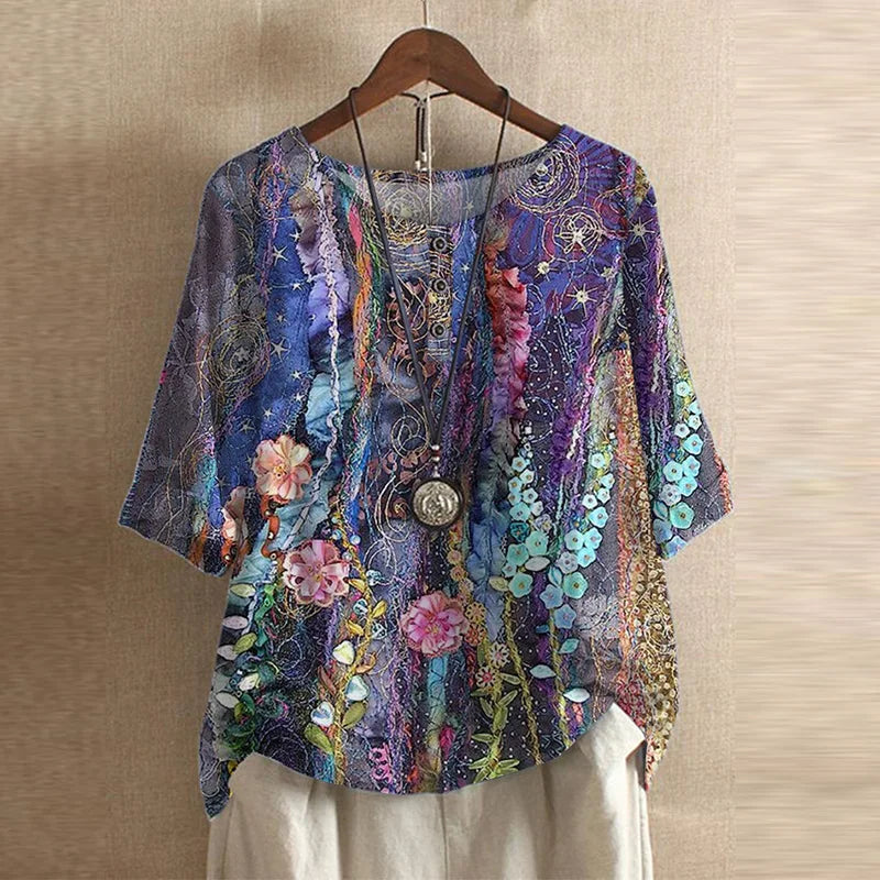 Brenna | Soft Floral Blouse view 9