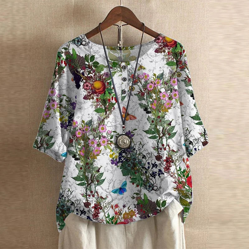 Brenna | Soft Floral Blouse view 10