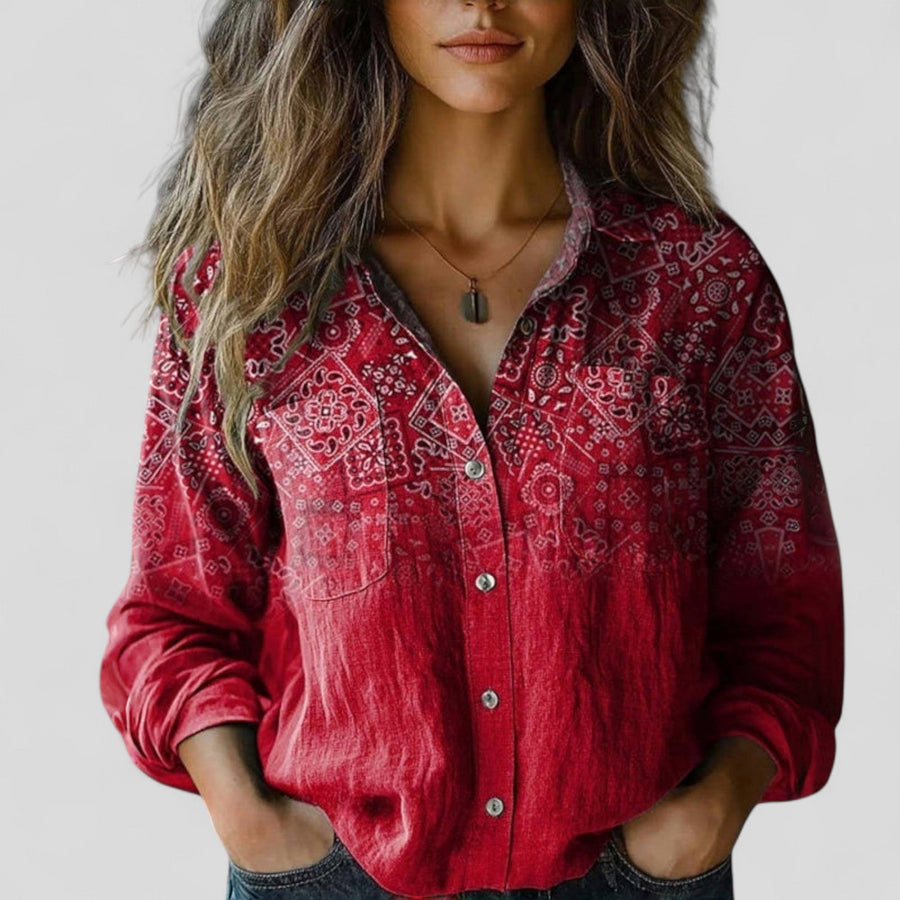 Farrah | Soft Gradient Blouse view 2