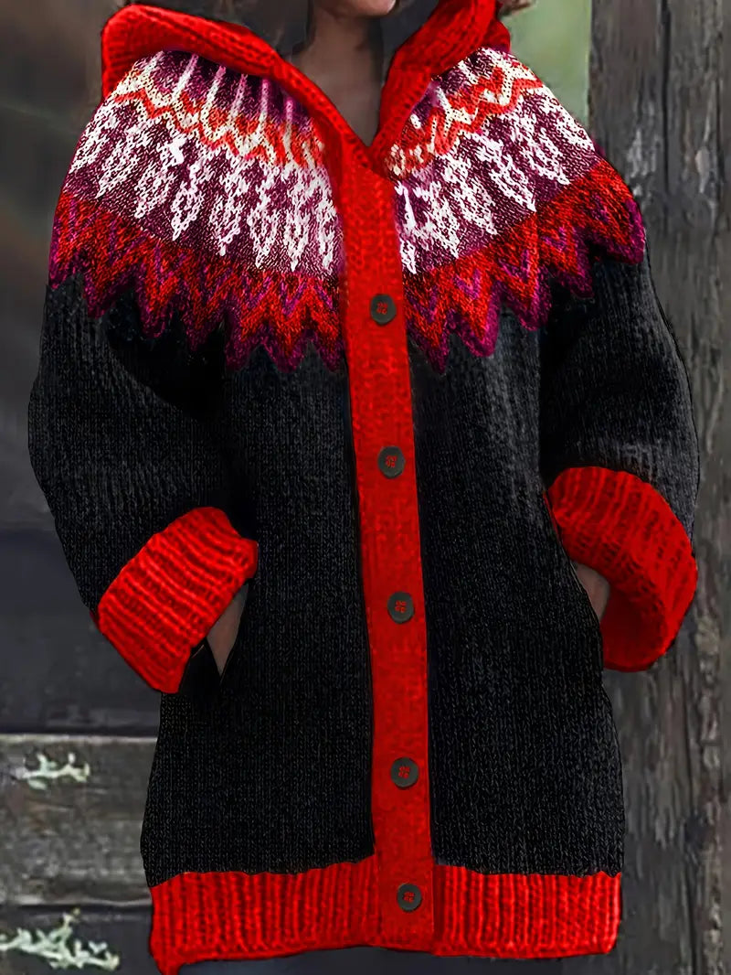 Kirsten | Cozy Hooded Cardigan view 7