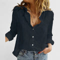 Thessaly | Soft Linen-Blend Button-Down Shirt