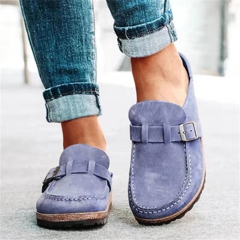 Faline | Ergonomic Suede Slip-Ons Shoes view 5