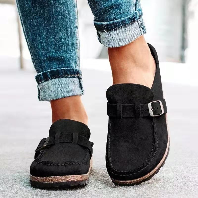 Faline | Ergonomic Suede Slip-Ons Shoes view 6