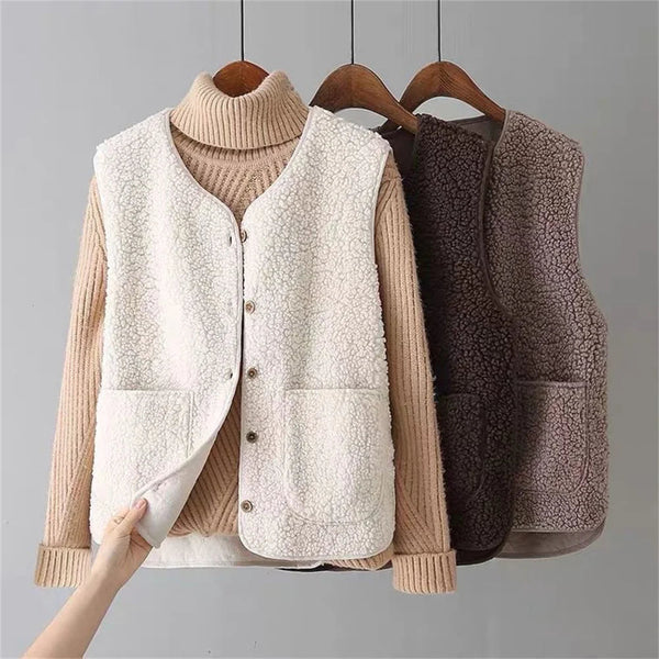 Meredith | Women's Soft Teddy Blend Vest