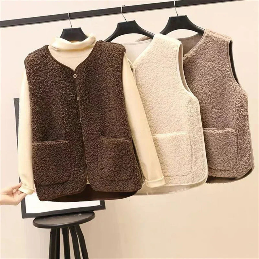 Meredith | Women's Soft Teddy Blend Vest view 5