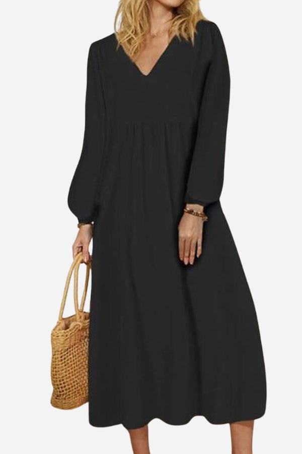 Candice | Soft Terracotta Midi Dress view 2