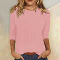 Jael | Casual Cotton-Blend Top