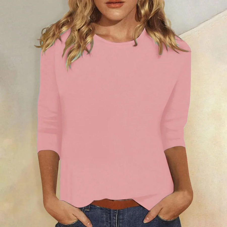Jael | Casual Cotton-Blend Top view 1
