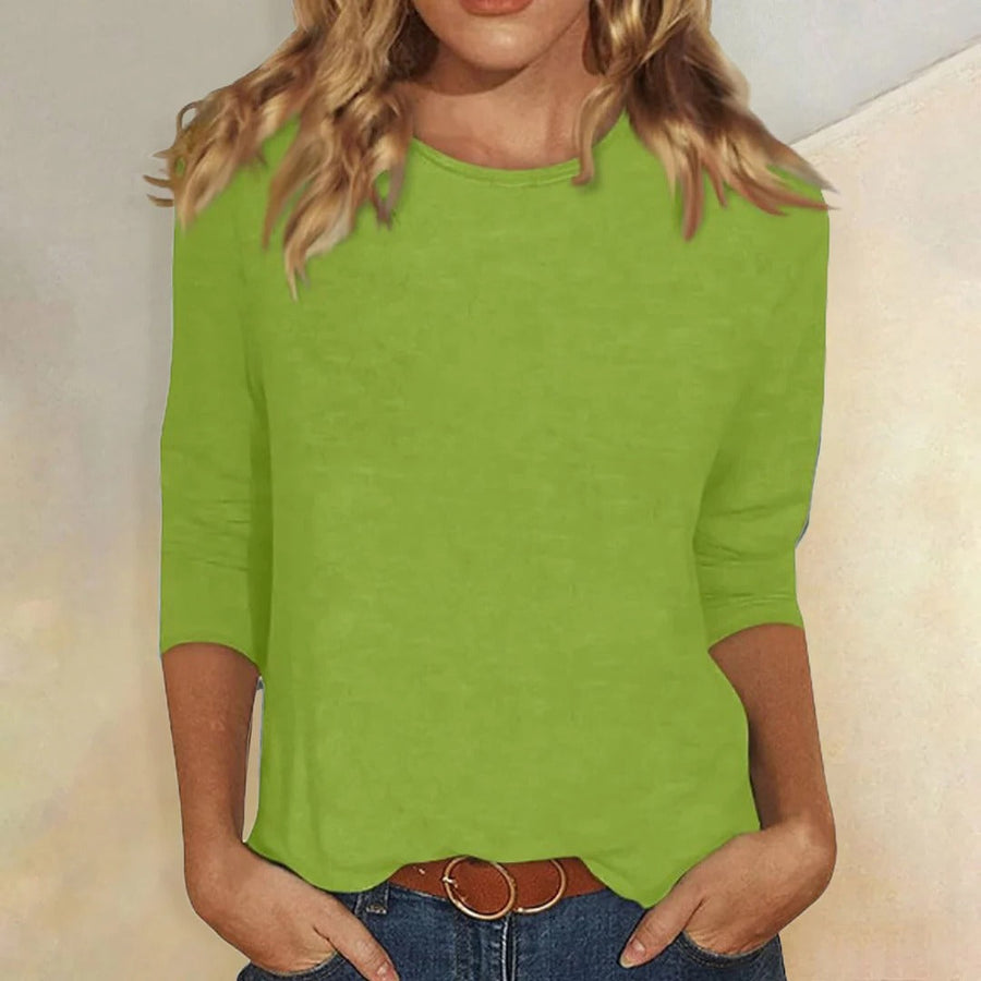 Jael | Casual Cotton-Blend Top view 6
