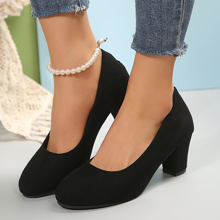 Jolene | Comfort Black Heels view 7