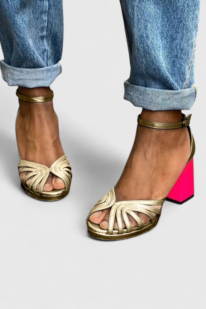 Winona | Ankle-Strap Open-Toe Heels view 2