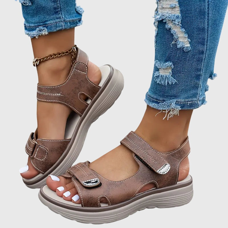 Judith | Women's Synthetic Orthopedic Sandals view 2