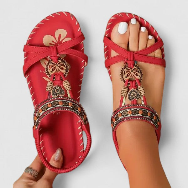 Apik | Women's Synthetic Orthopedic Sandals | Comfortable Supportive Slip-On Footwear view 2