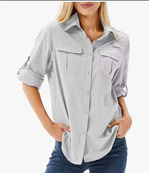 Anna | Women's UPF 50 Long Sleeve Hiking Shirt view 2