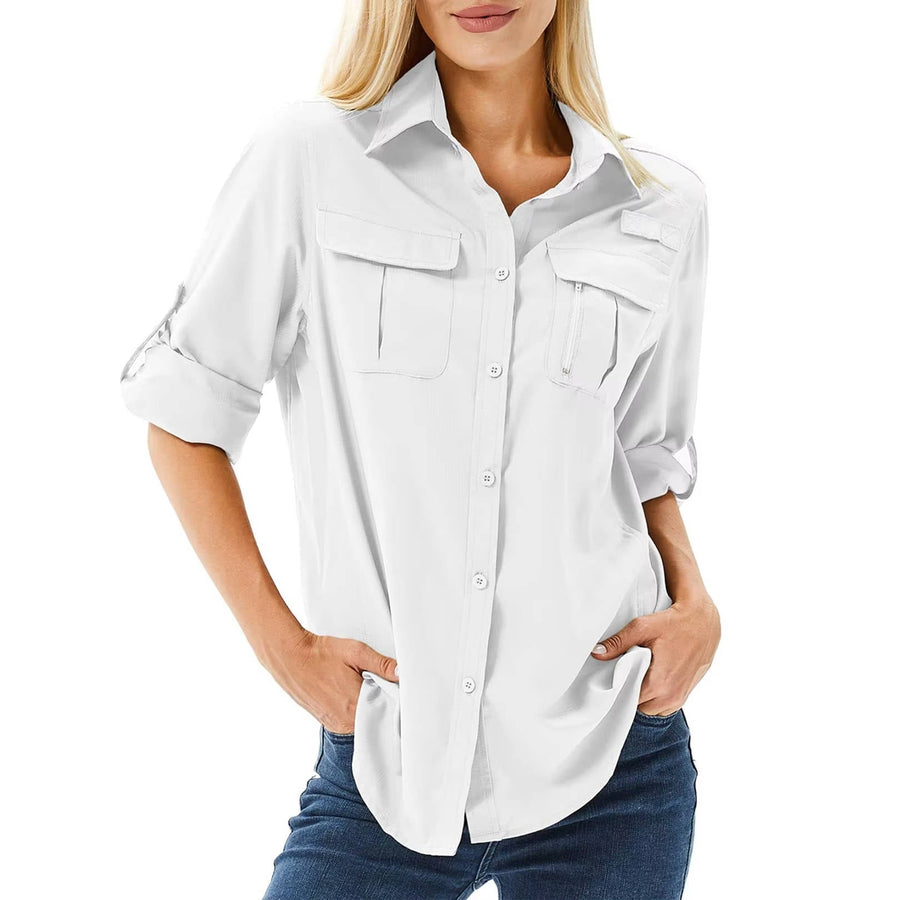Anna | Women's UPF 50 Long Sleeve Hiking Shirt view 5