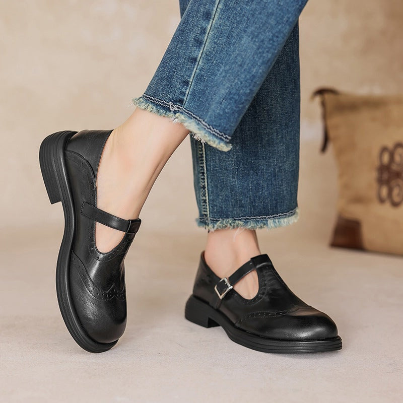 Katrien | Vegan Leather Mary Jane Sandals view 7