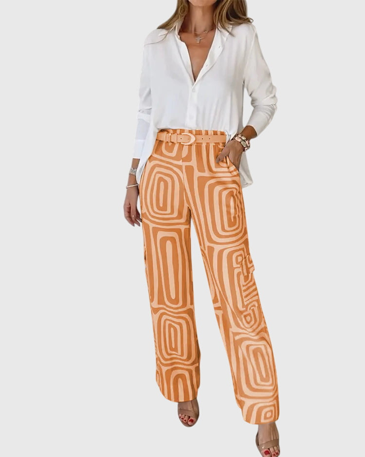 Jocasta | Elegant Tailored Pants Set view 6